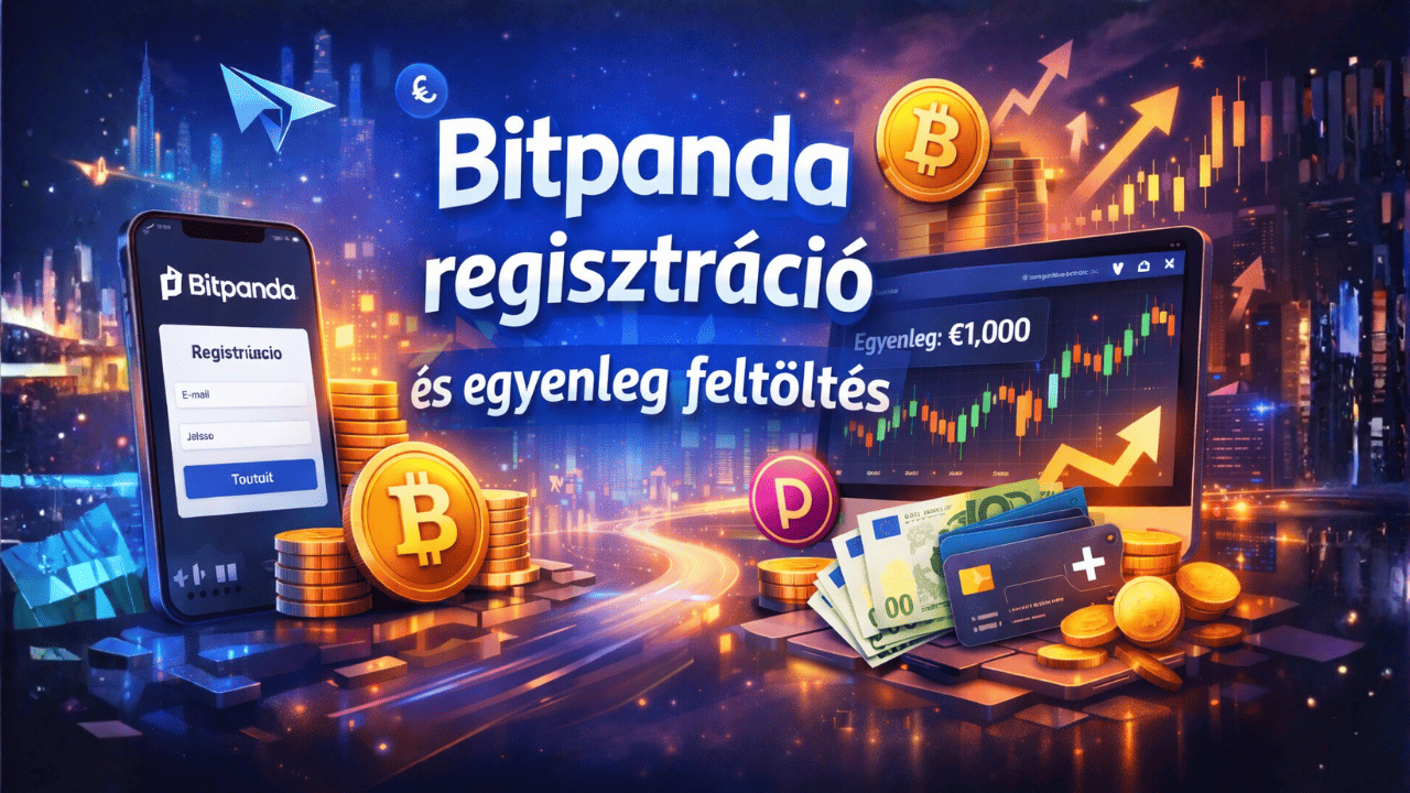 Bitpanda regisztráció és egyenleg feltöltés