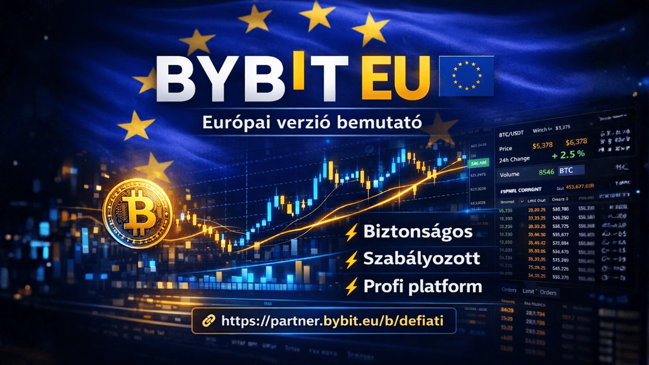 Bybit EU regisztráció + befizetés egyszerűen